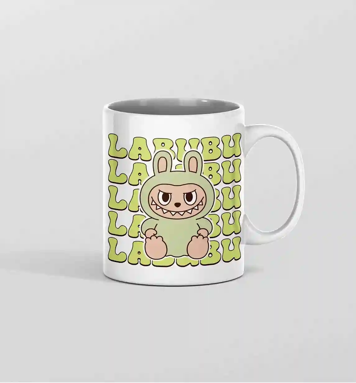 ماگ labubu سبز