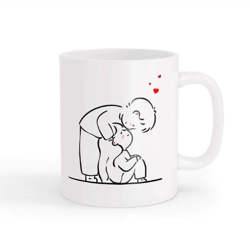 ماگ طرح زوج عاشقانه 02