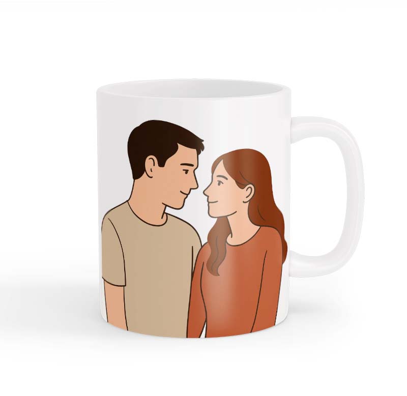 ماگ طرح زوج عاشق 049