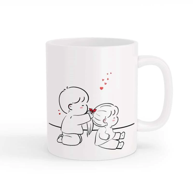 ماگ طرح زوج عاشقانه 010