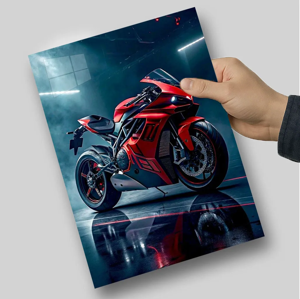 متال پوستر موتور اسپرت