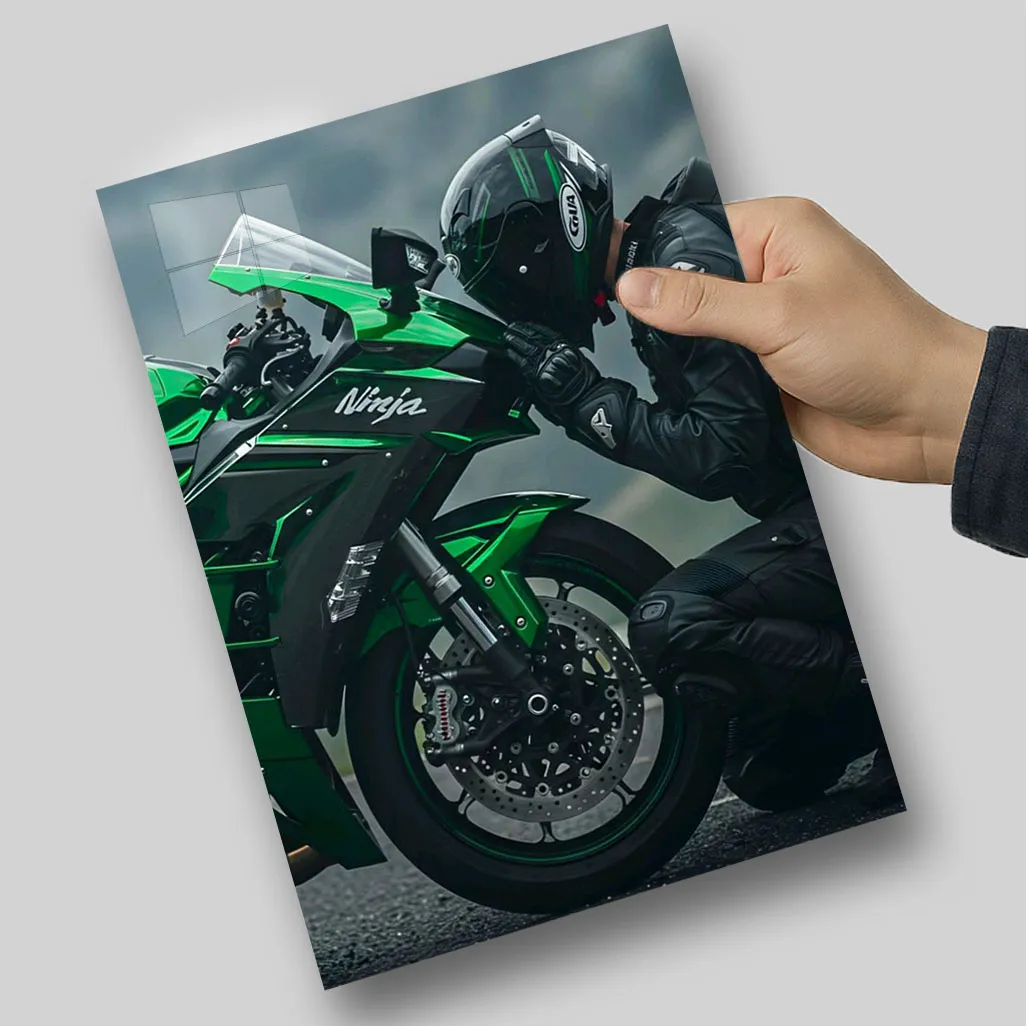 متال پوستر مورتور کاوازاکی نینجا