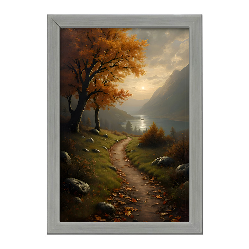 تابلو خندالو طرح منظره طبیعت کد F6637