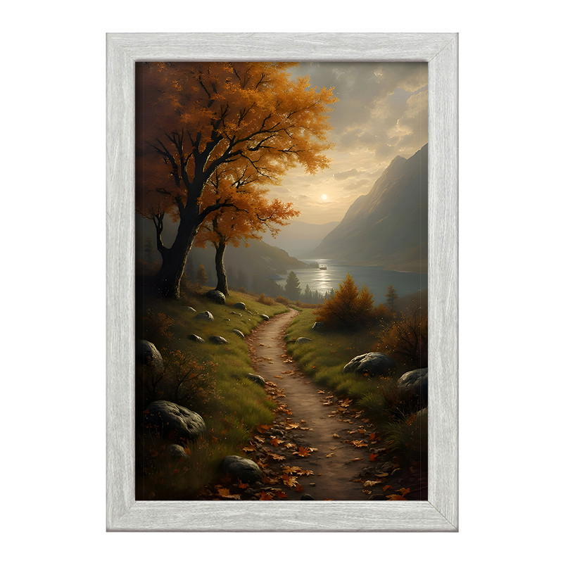 تابلو خندالو طرح منظره طبیعت کد F6637