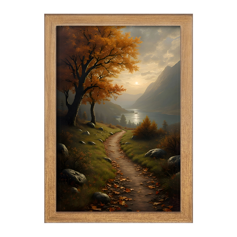 تابلو خندالو مدل منظره طبیعت کد F6637