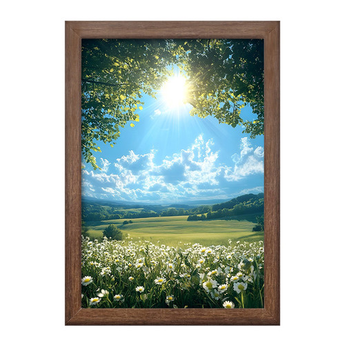 تابلو خندالو طرح منظره ی طبیعت کد F5264