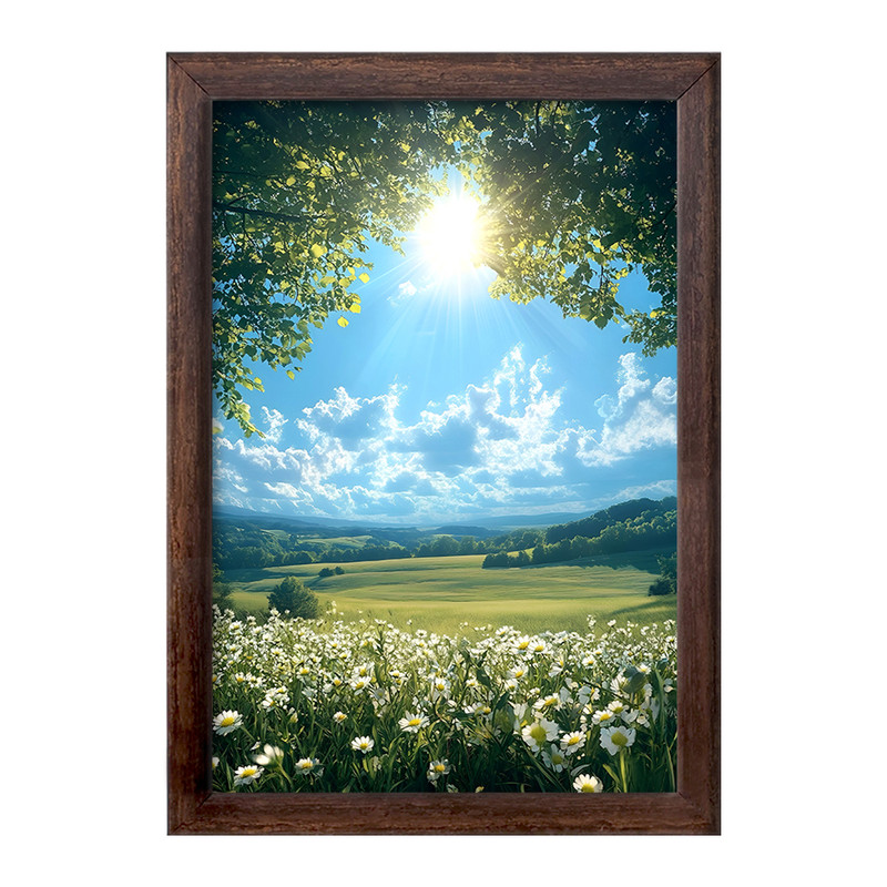 تابلو خندالو طرح منظره ی طبیعت کد F5264