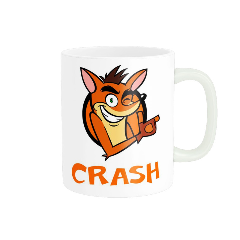 ماگ طرح بازی کراش Crash کد Crash-08