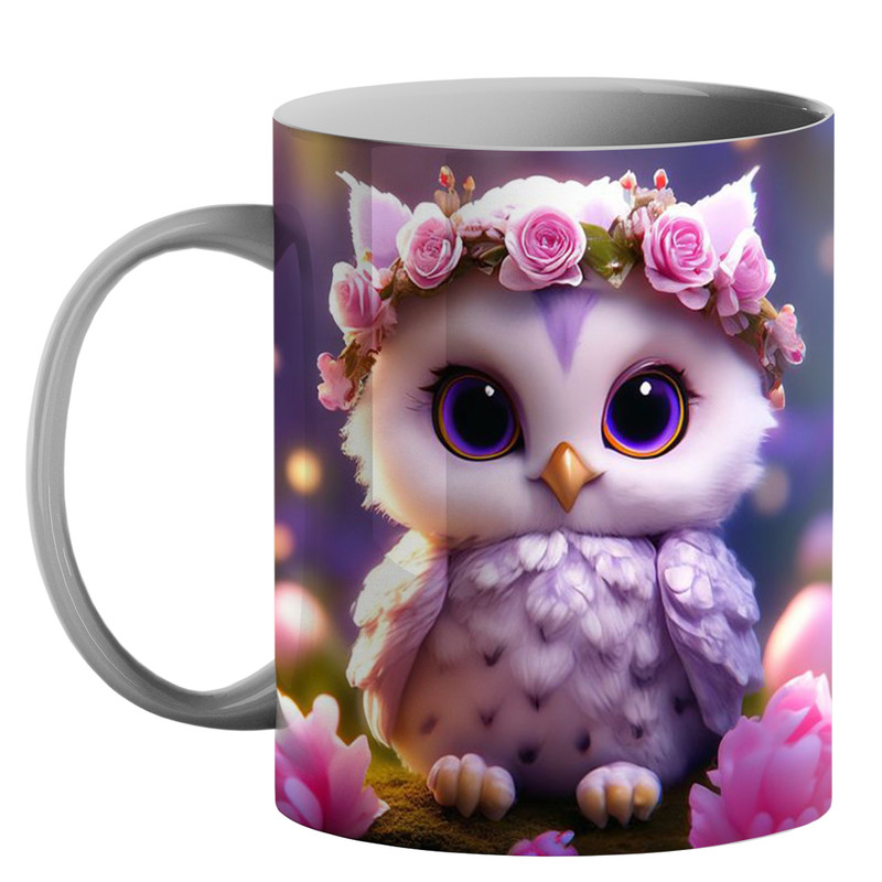 ماگ طرح جغد کد 90