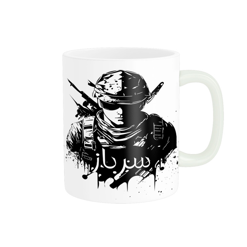 ماگ طرح سرباز کد M145