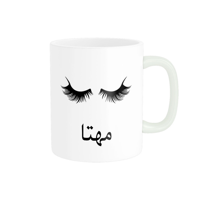 ماگ ناریکو مدل لیوان شخصی طرح اسم مهتا کد 014219