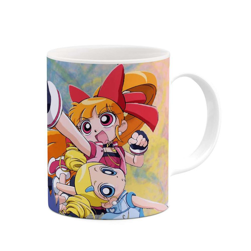 ماگ کاکتی مدل کارتون The Powerpuff Girls کد mgh23464