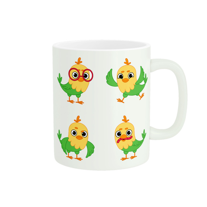 ماگ طرح پرندگان کد 978
