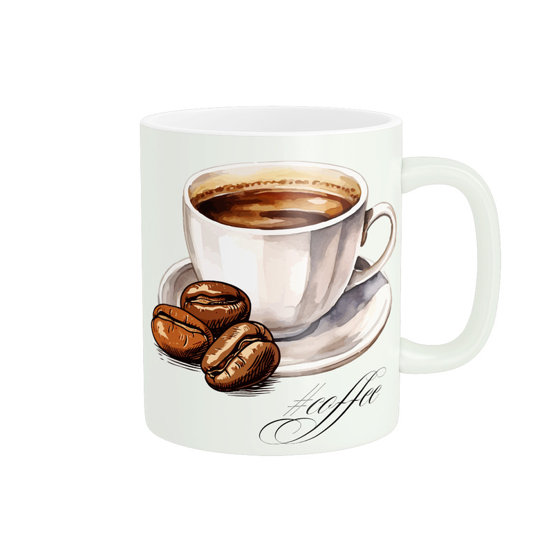 ماگ پاد آفرین طرح قهوه کد 653