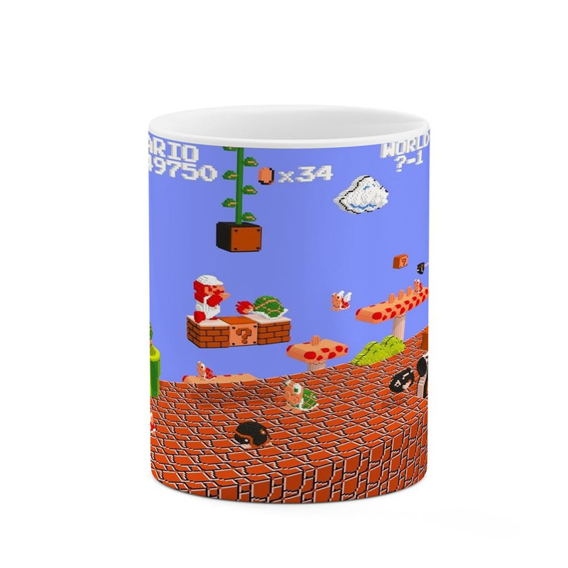 ماگ کاکتی مدل بازی سوپر ماریو Super Mario کد mgh30504
