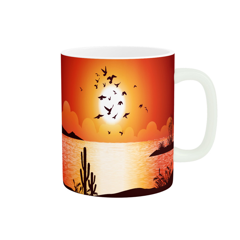 ماگ طرح پرندگان کد 930