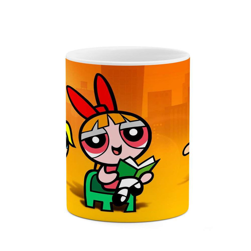 ماگ کاکتی مدل کارتون The Powerpuff Girls کد mgh23456