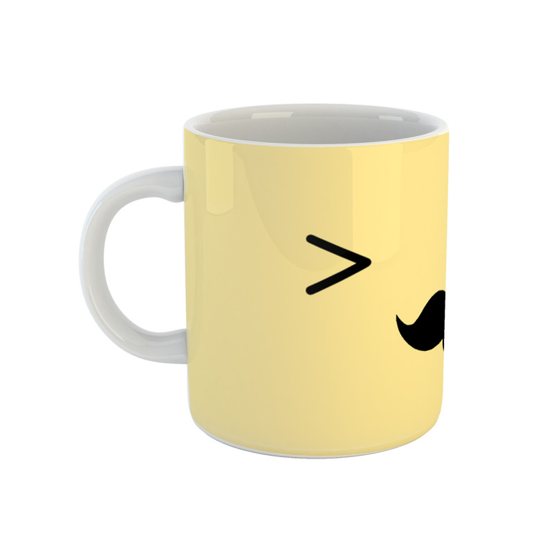 ماگ طرح mustache
