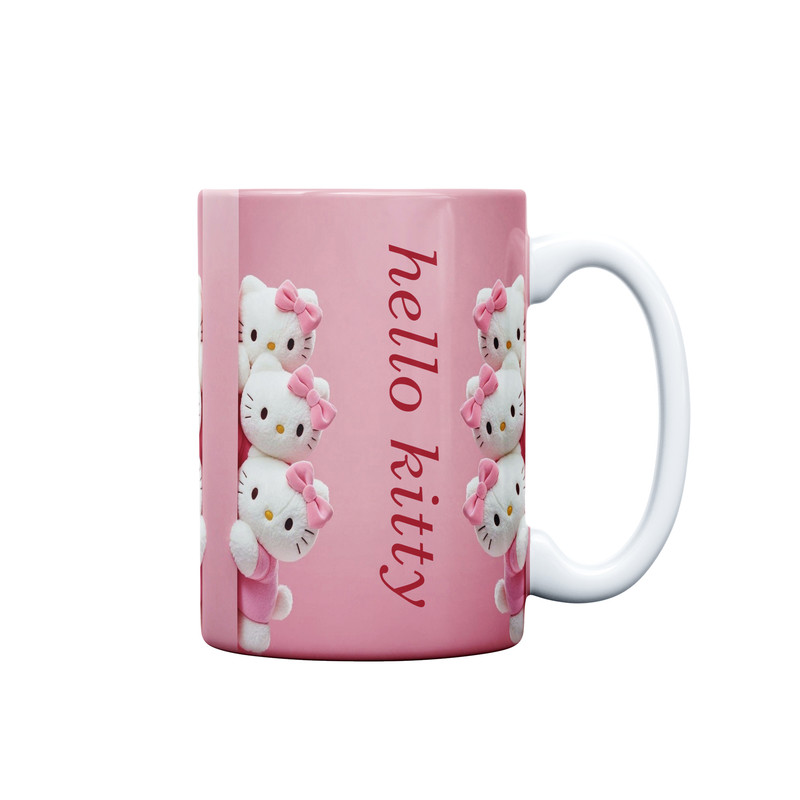 ماگ مدل عروسکی طرح Hello Kitty کد 354