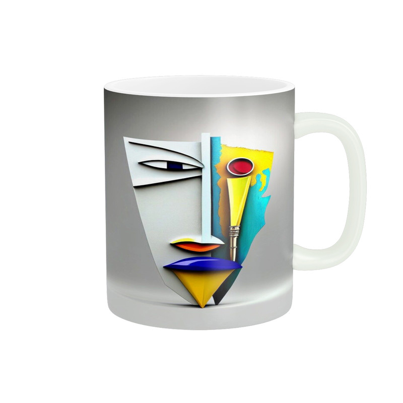 ماگ طرح چهره کد M398