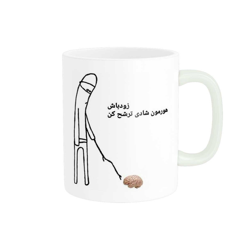 ماگ پاد آفرین طرح جملات بامزه کد 3634