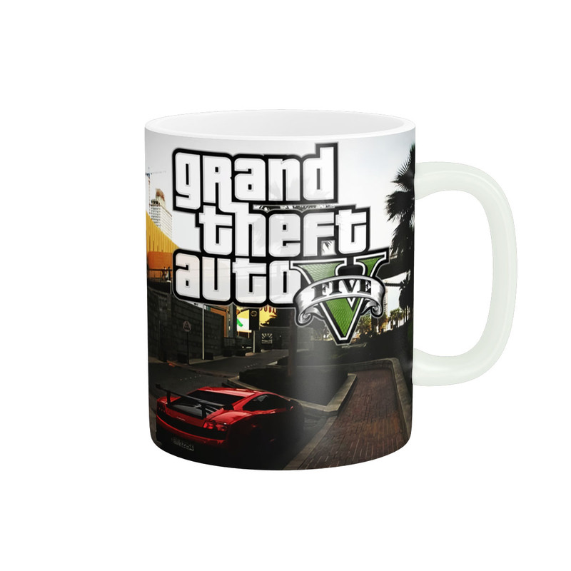 ماگ طرح بازی جی تی ای GTA V کد gtav-23