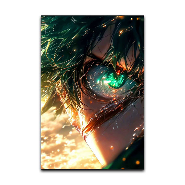 تابلو شاسی دنیای قاب مدل انیمه مای هیرو آکادمیا ایزوکو میدوریا Izuku My Hero Academia Anime کد ACADMY11