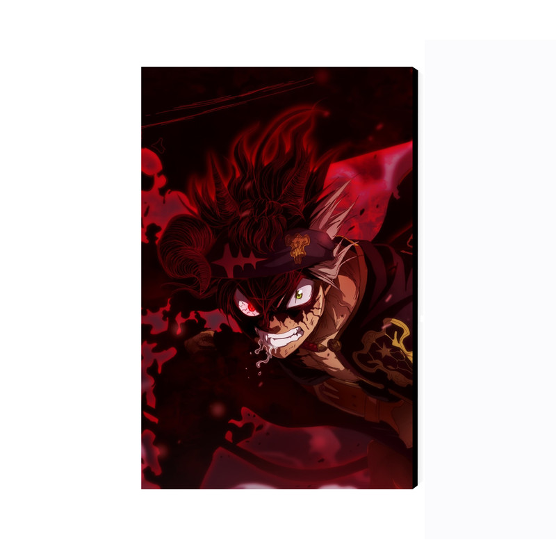 تابلو شاسی عرش مدل انیمه بلک کلاور Black Clover کد As2172