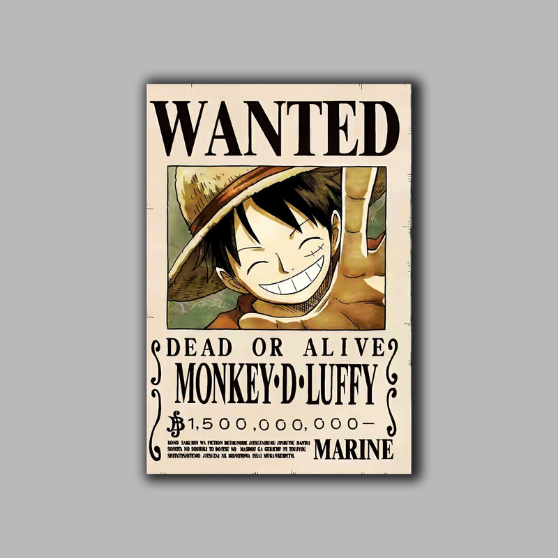 تابلو شاسی مدل انیمه وان پیس One Piece کد LA-10368
