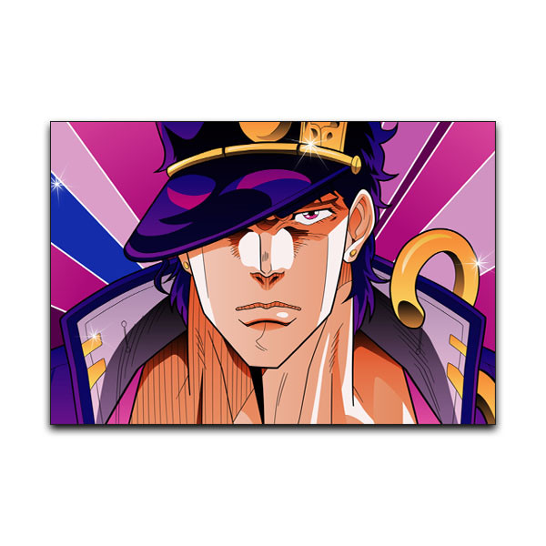 تابلو شاسی دنیای قاب مدل جوتارو کوجو انیمه ماجراجویی های جوجو طرح Jojo Anime کد PORTR24
