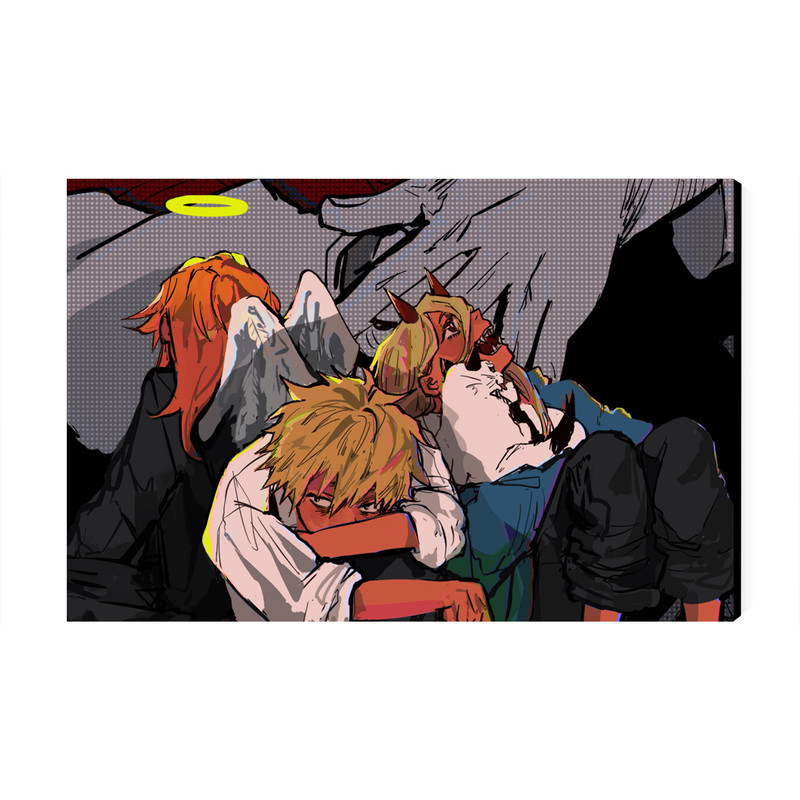 تابلو شاسی عرش مدل انیمه مرد اره ای Chainsaw Man کد As2522