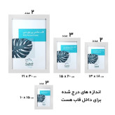 قاب عکس کد 215 مجموعه 10 عددی سفید