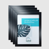 قاب عکس سایز 16x21 مدل 2 سانتی بسته 4 عددی رنگ مشکی