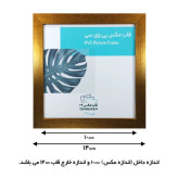 قاب عکس مدل طلایی مجموعه 9 عددی کد 1010