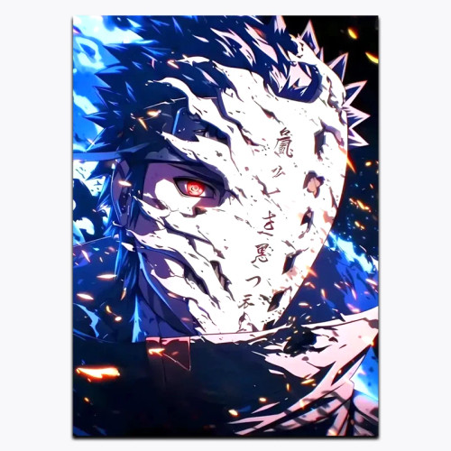 متال پوستر انیمه Naruto طرح شخصیت Obito کد 12734