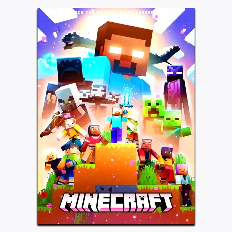 متال پوستر بازی Minecraft کد G 11985
