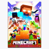 متال پوستر بازی Minecraft کد G 11985