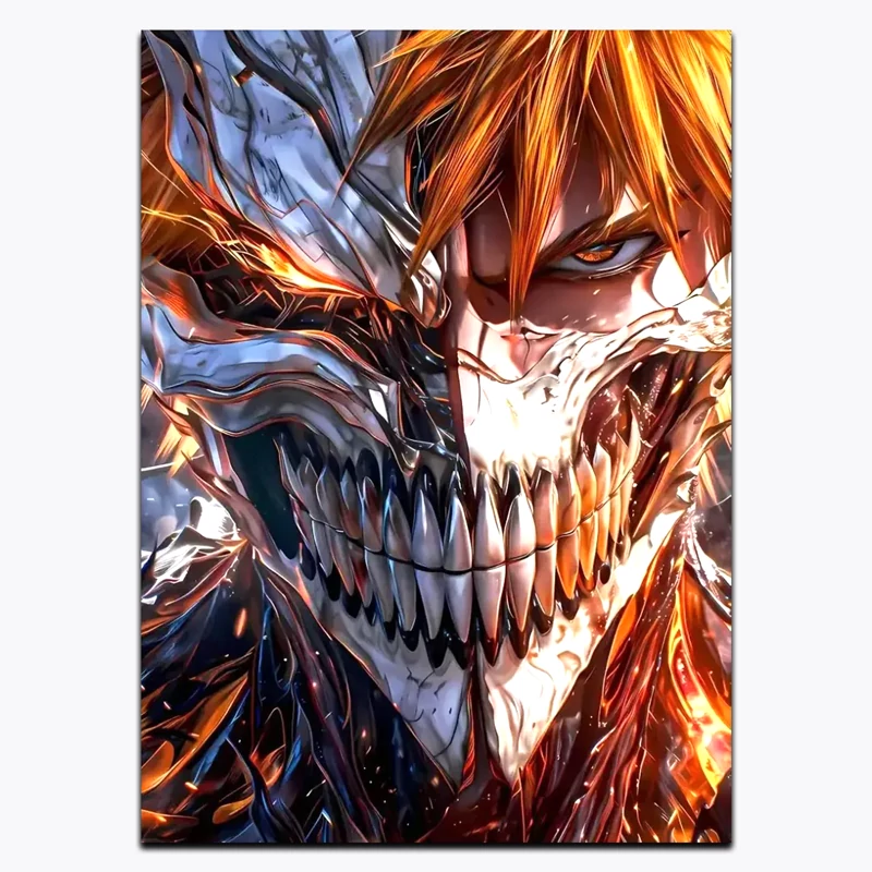 متال پوستر انیمه Bleach طرح شخصیت Ichigo کد 12834