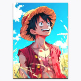 متال پوستر انیمه One Piece طرح شخصیت Luffy کد A11848