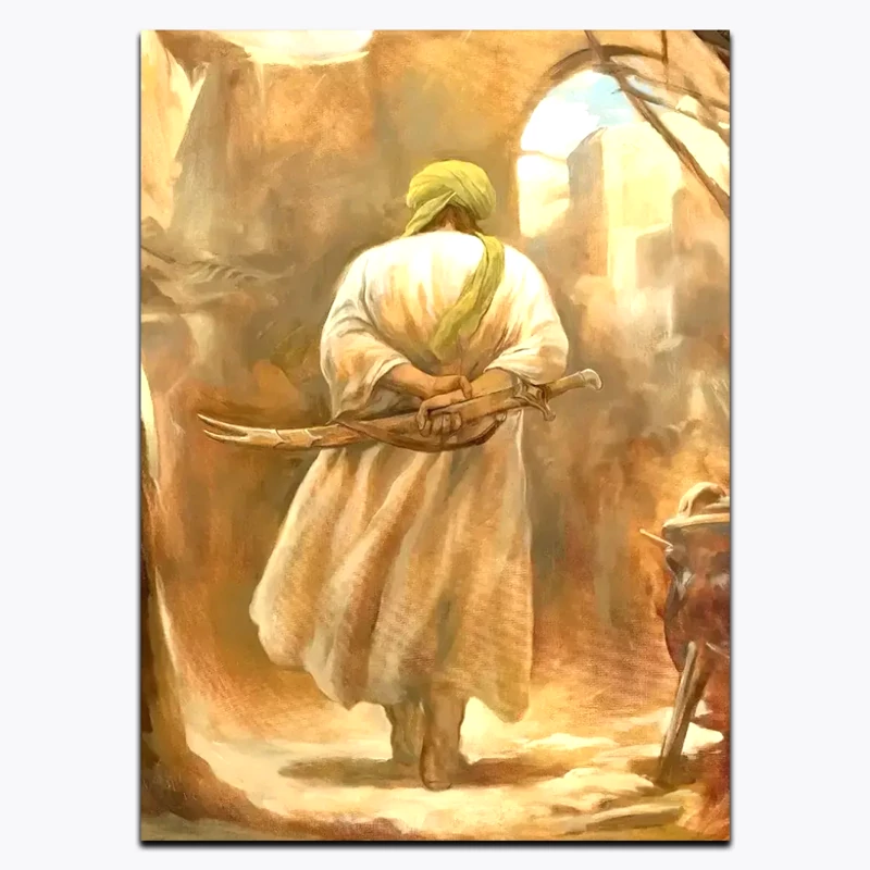 متال پوستر امام علی (ع) کد 12412