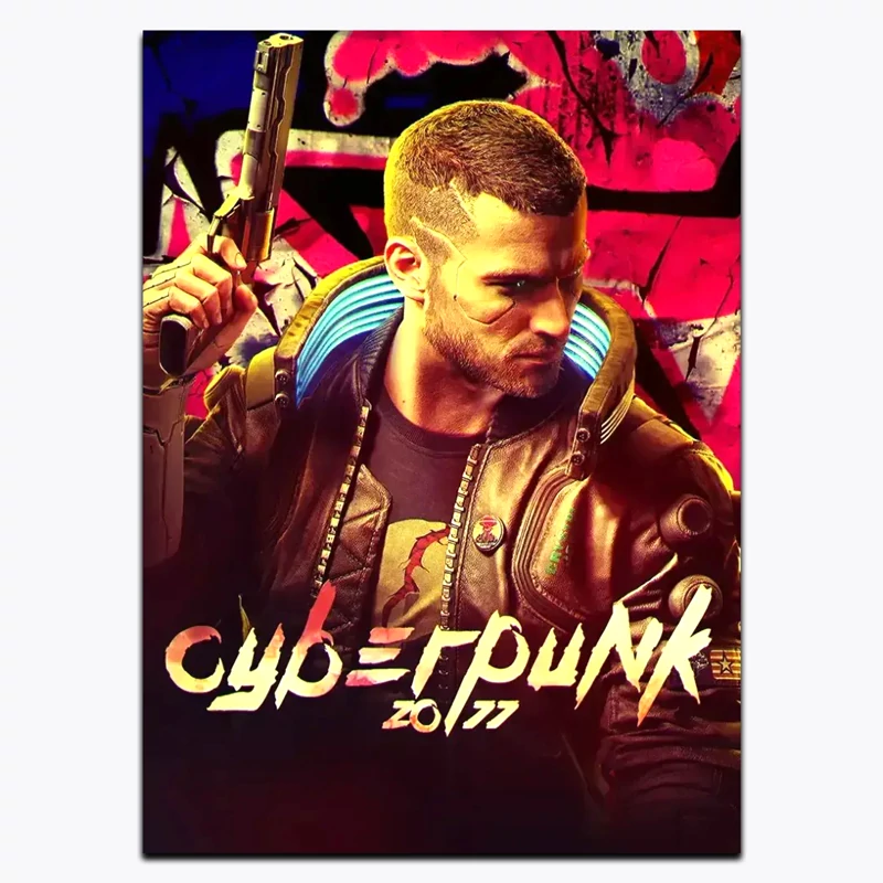 متال پوستر بازی Cyberpunk2077 کد G 12329