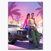 متال پوستر بازی GTA کد G 12077