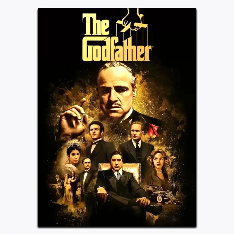 متال پوستر فیلم The Godfather کد 12668