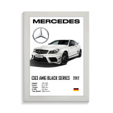 تابلو ماشین طرح بنز AMG C63 کد PF-23186