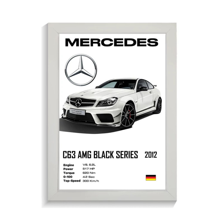 تابلو ماشین طرح بنز AMG C63 کد PF-23186