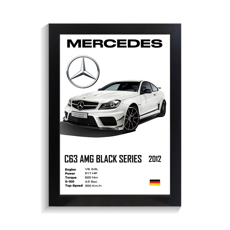 تابلو ماشین طرح بنز AMG C63 کد PF-23186