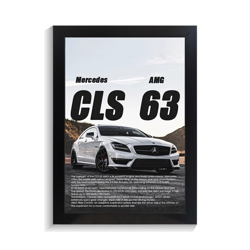 تابلو ماشین طرح بنز CLS 63 کد PF-23197