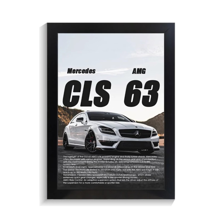 تابلو ماشین طرح بنز CLS 63 کد PF-23197