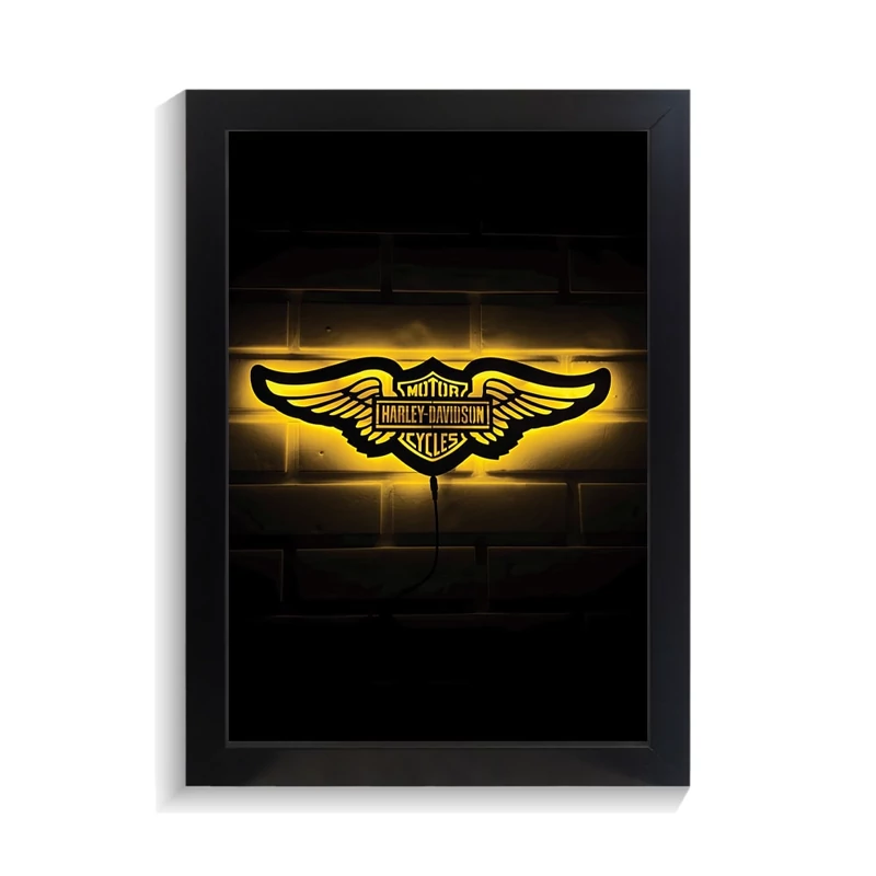 تابلو موتور طرح هارلی دیویدسون کد PF-31072
