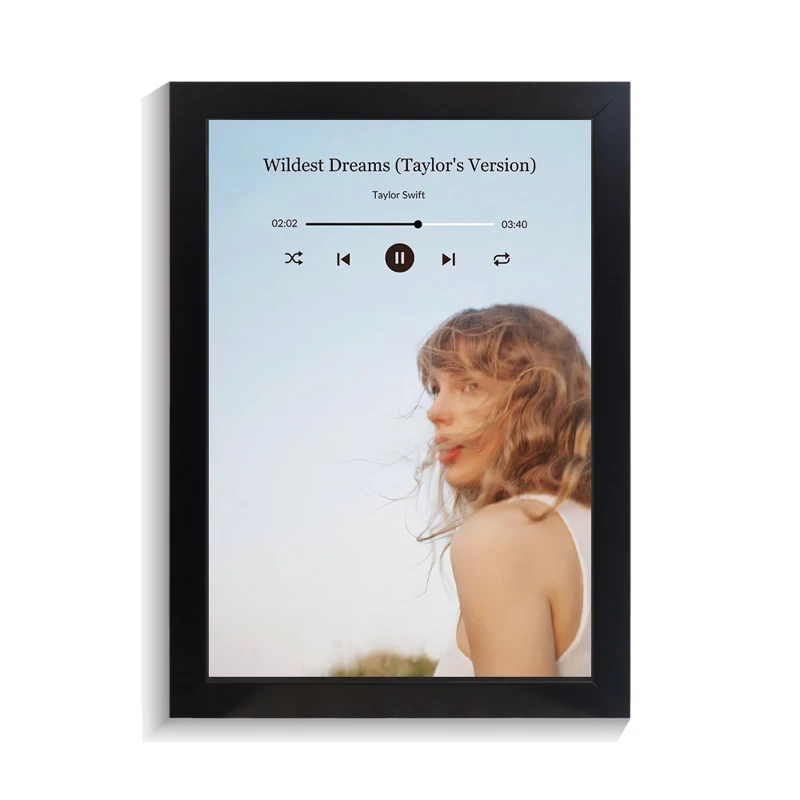 تابلو خواننده طرح موزیک پلیر wildest dreams تیلور سوئیفت کد PF-20551